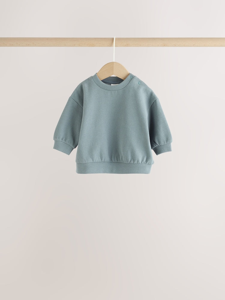 Brown/Blue/Green Sweater and Leggings Baby Set 6 Piece (0mths-2yrs)