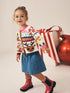 Reindeer Funky Christmas Cardigan (3mths-7yrs) - Reindeer Funky / 12-18 Months (80-86cm)