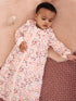 Pink Floral 2.5 Tog Removable Sleeve Baby Sleep Bag - Up to 1 Month (50-56cm)