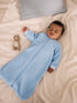 Blue Borg 2.5 Tog Fleece Baby Sleep Bag - Blue Borg / Up to 1 Month (50-56cm)