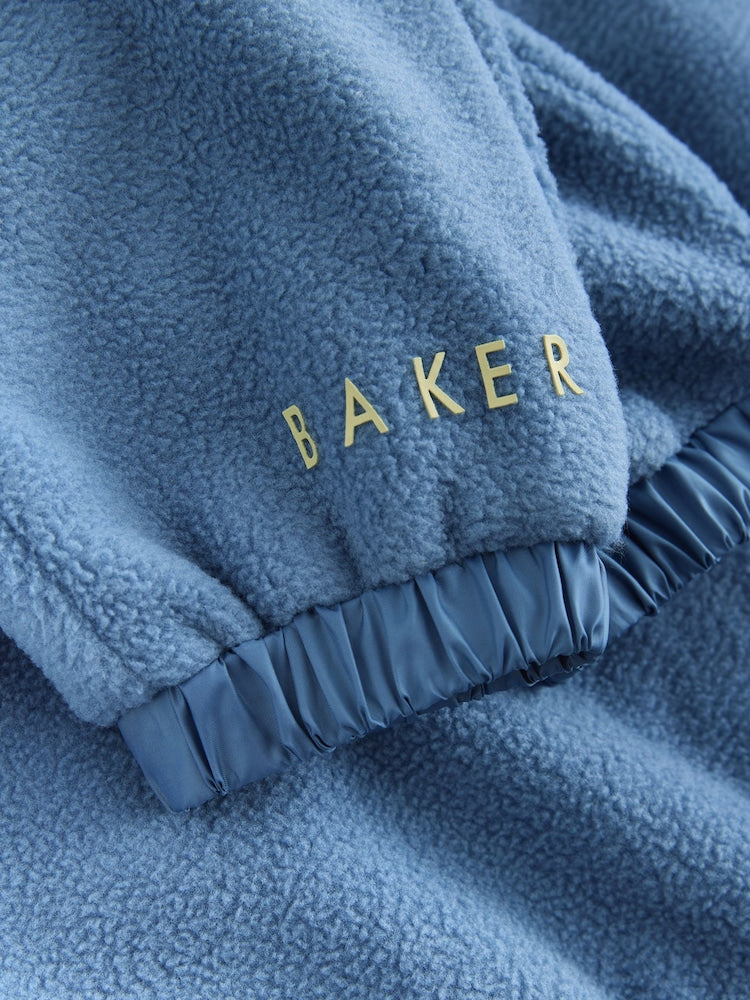 Baker by Ted Baker Blue 2 Piece Zip Through Fleece and Joggers Set