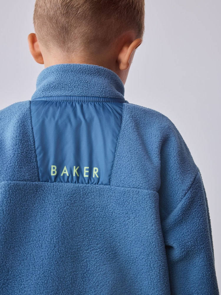 Baker by Ted Baker Blue 2 Piece Zip Through Fleece and Joggers Set