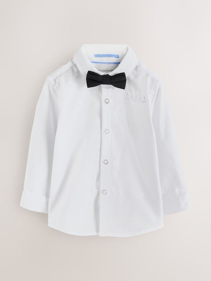 Baker by Ted Baker Black Waistcoat Shirt And Trousers Set