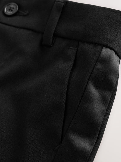 Baker by Ted Baker Black Waistcoat Shirt And Trousers Set