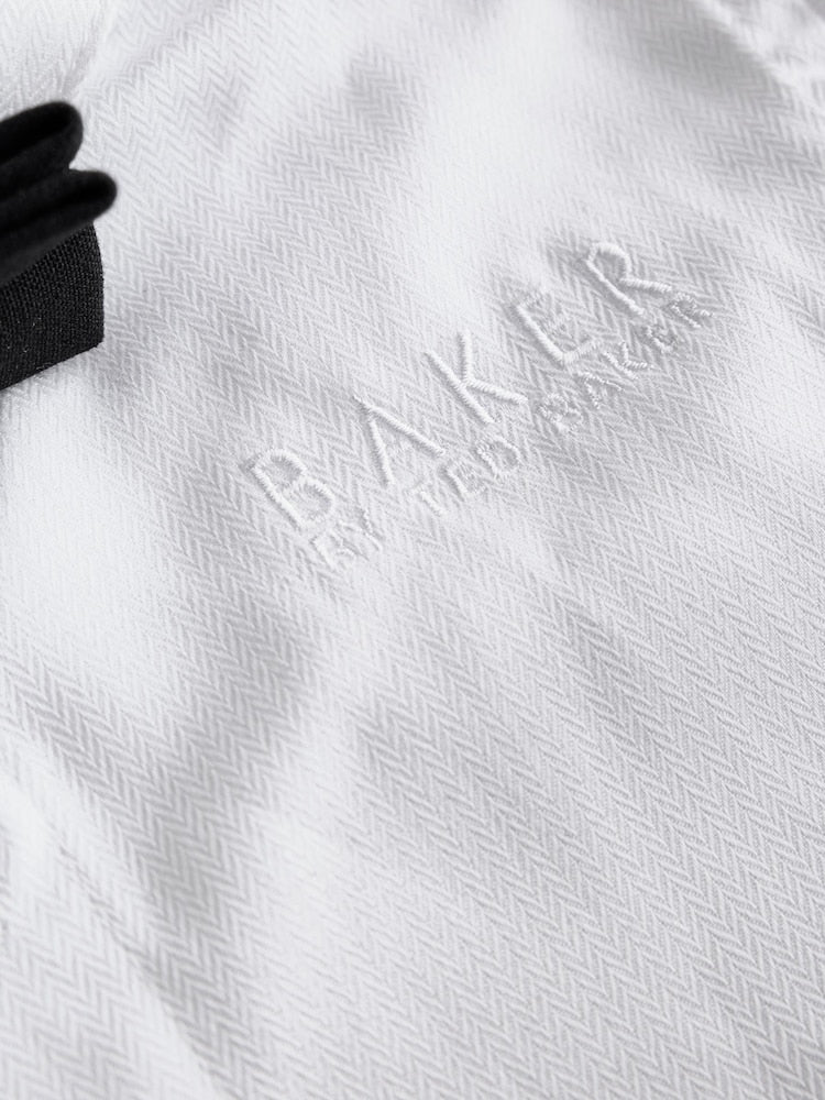 Baker by Ted Baker Black Waistcoat Shirt And Trousers Set