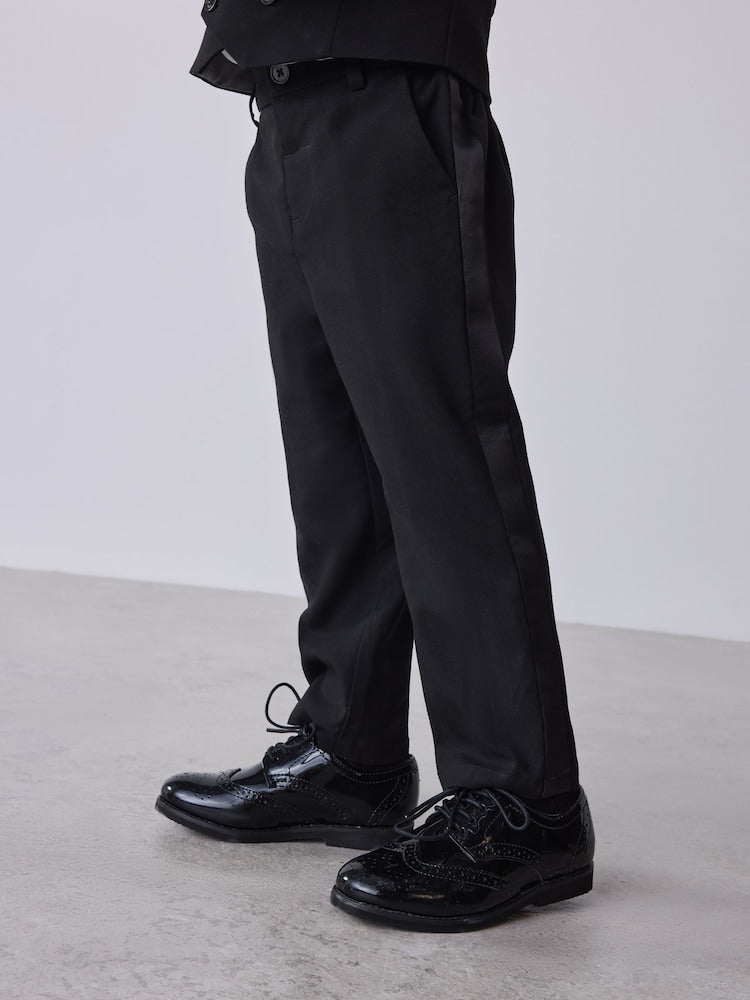 Baker by Ted Baker Black Waistcoat Shirt And Trousers Set