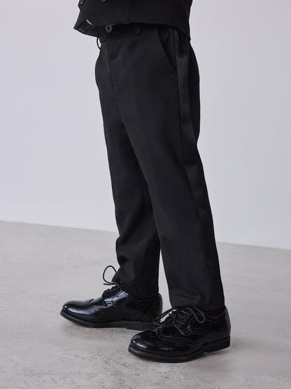 Baker by Ted Baker Black Waistcoat Shirt And Trousers Set