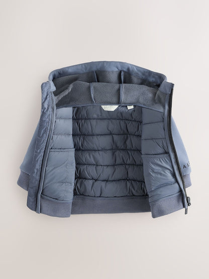 Baker by Ted Baker Charcoal Grey Neoprene Padded Coat