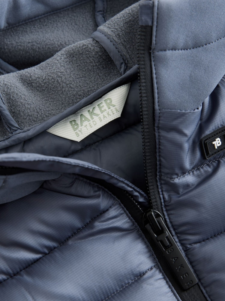 Baker by Ted Baker Charcoal Grey Neoprene Padded Coat