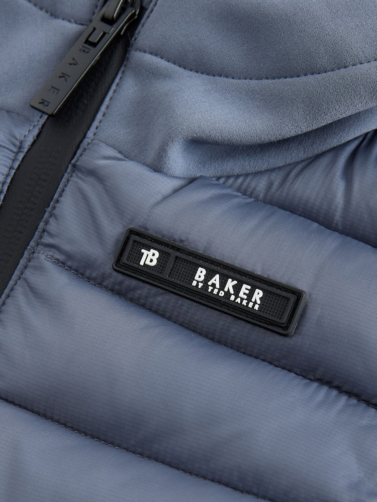 Baker by Ted Baker Charcoal Grey Neoprene Padded Coat