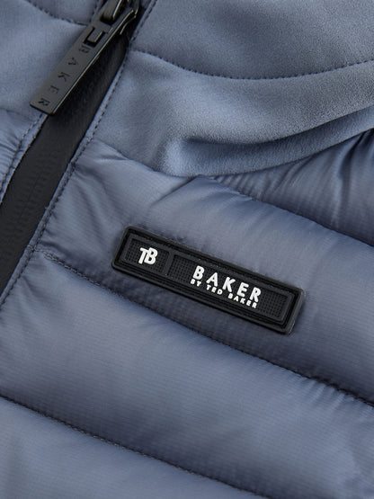 Baker by Ted Baker Charcoal Grey Neoprene Padded Coat
