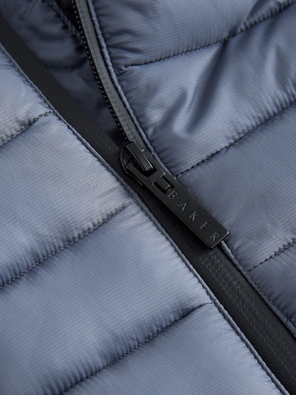 Baker by Ted Baker Charcoal Grey Neoprene Padded Coat