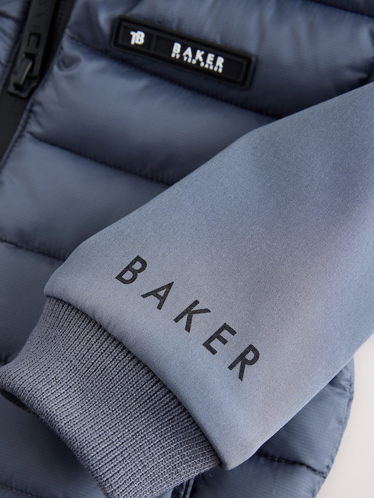 Baker by Ted Baker Charcoal Grey Neoprene Padded Coat