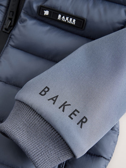 Baker by Ted Baker Charcoal Grey Neoprene Padded Coat