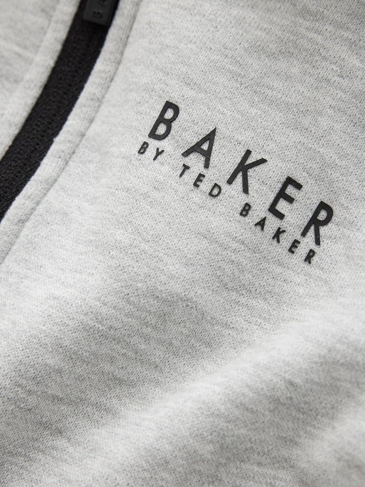 Baker by Ted Baker Grey Hooded Zip Romper