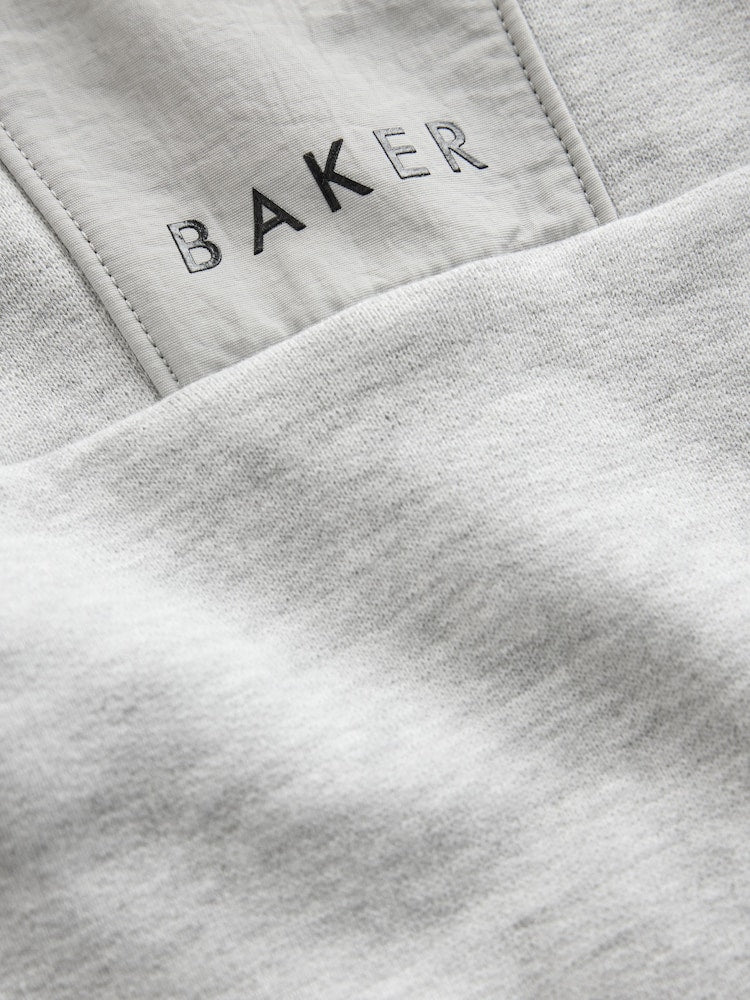 Baker by Ted Baker Grey Hooded Zip Romper