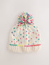 Rainbow Neppy Pom Beanie (3mths-13yrs) - Rainbow / 11 - 13 Years (146 - 158cm)