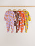 Bright Animal Two Way Zip Baby Sleepsuits 4 Pack (0mths-2yrs) - Bright Animal / 12 - 18 Months (80 - 86cm)