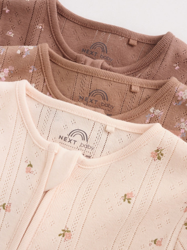 Brown Ditsy Floral