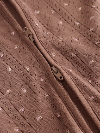 Brown Ditsy Floral
