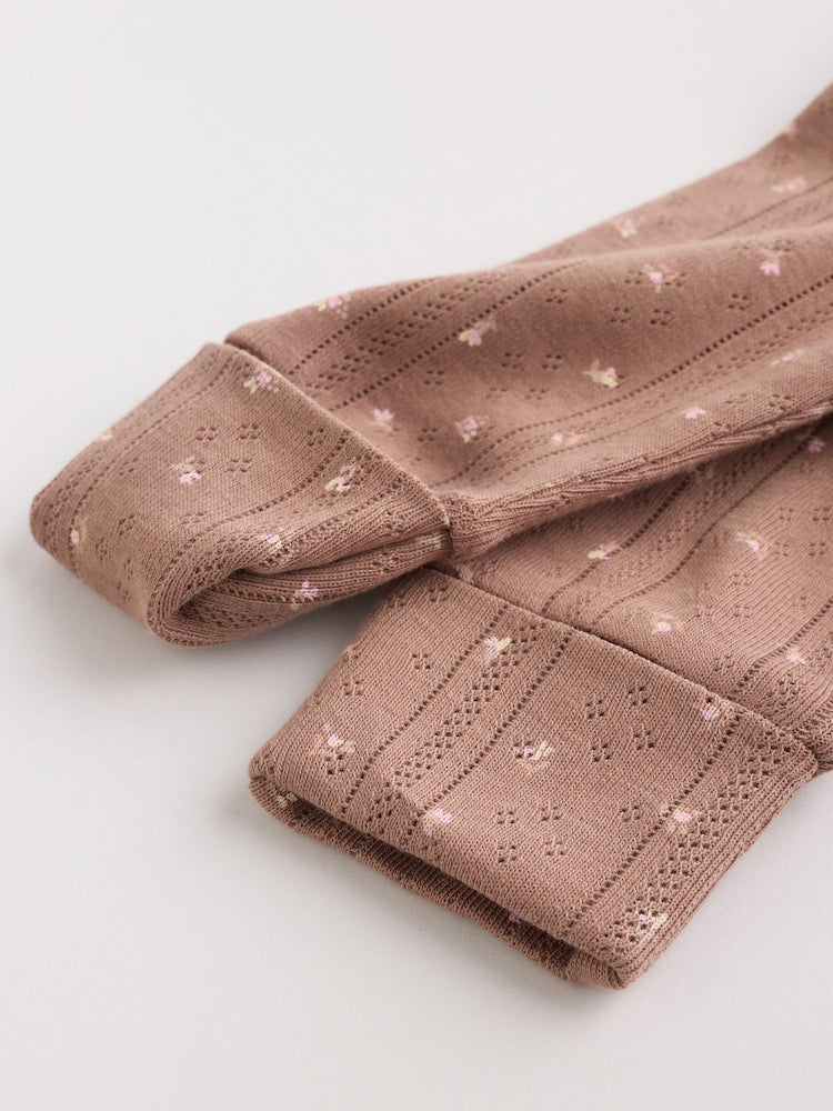 Brown Ditsy Floral