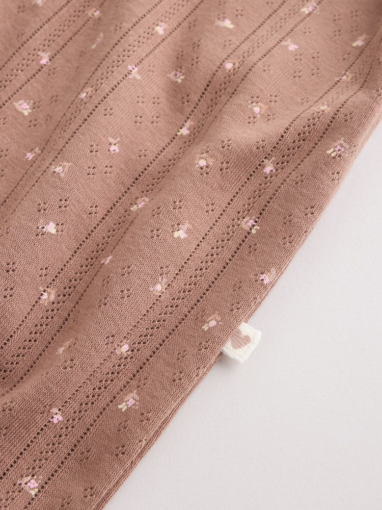 Brown Ditsy Floral