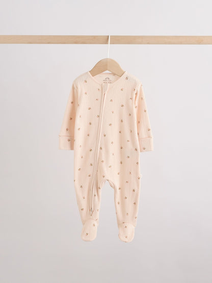 Brown Ditsy Floral