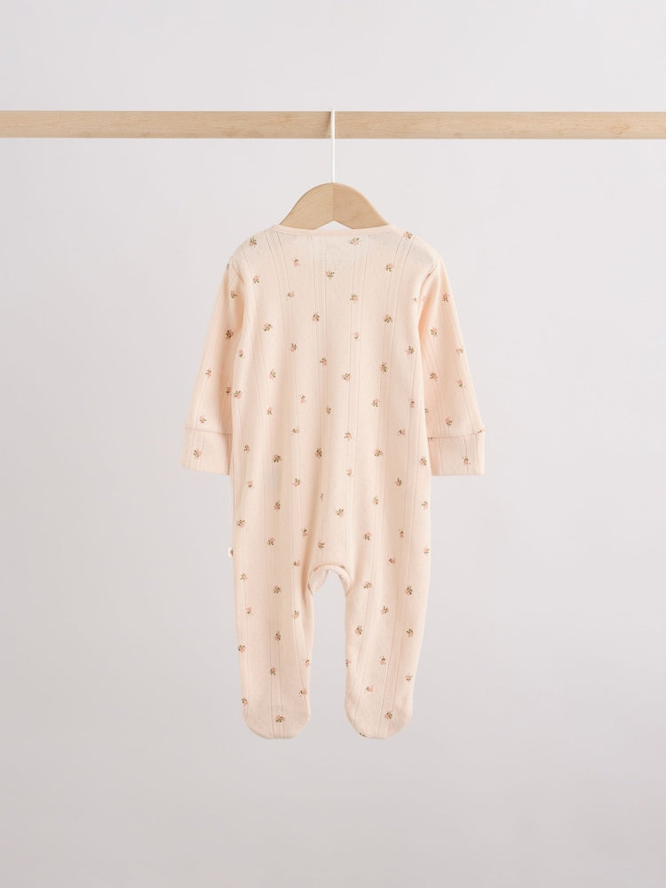 Brown Ditsy Floral