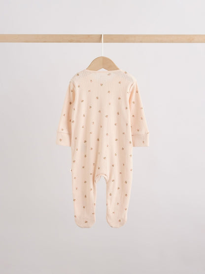 Brown Ditsy Floral