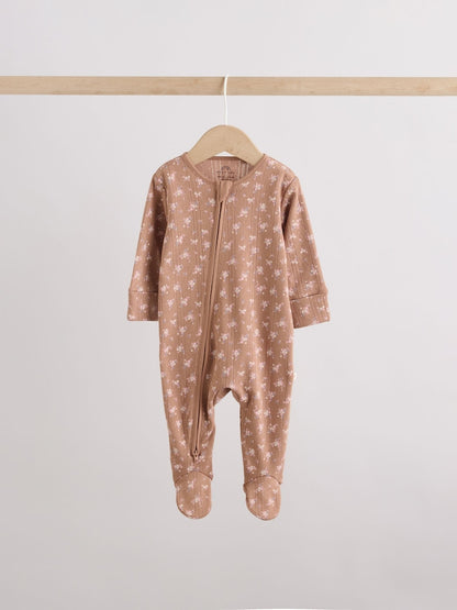Brown Ditsy Floral