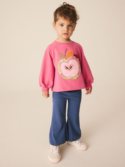 Pink Apple Long Sleeve Top and Leggings Set (3mths-7yrs)