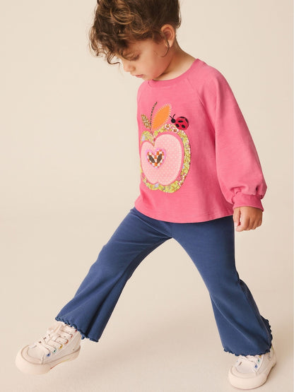 Pink Apple Long Sleeve Top and Leggings Set (3mths-7yrs)