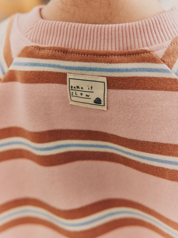 Pink/Cream Stripe