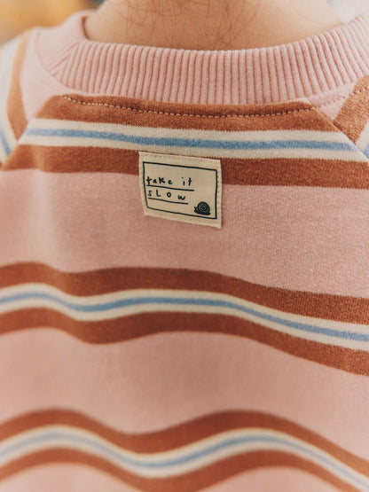 Pink/Cream Stripe