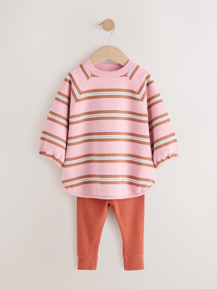 Pink/Cream Stripe
