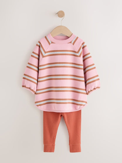 Pink/Cream Stripe