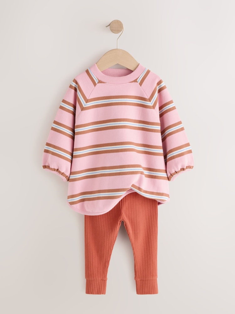 Pink/Cream Stripe