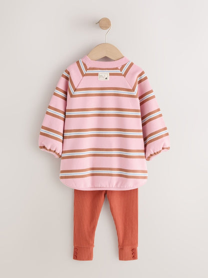 Pink/Cream Stripe