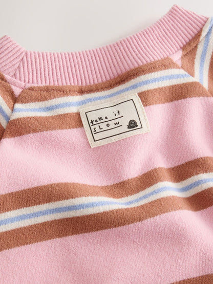 Pink/Cream Stripe