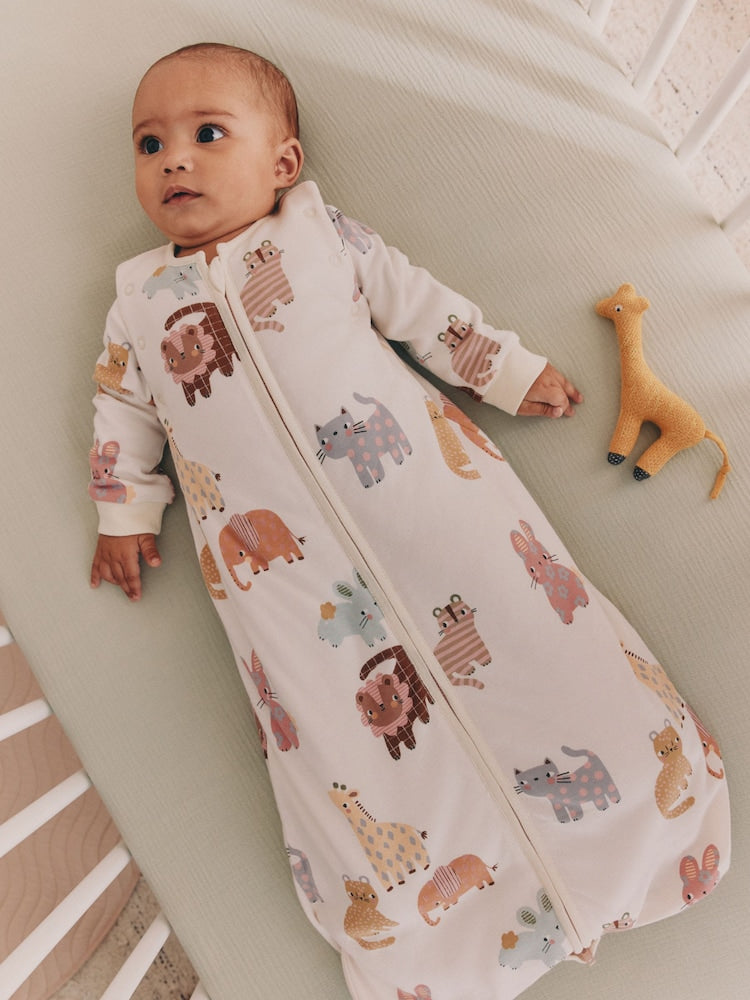 Stampy Character 2.5 Tog Removable Sleeve Baby Sleep Bag - Up to 1 Month (50-56cm)