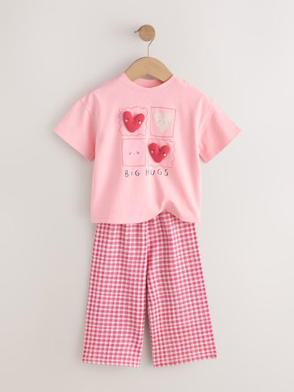 Pink Heart Gingham