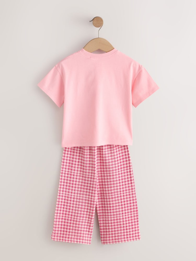 Pink Heart Gingham