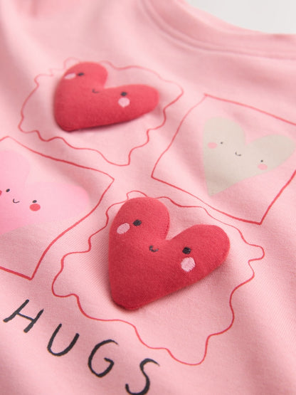 Pink Heart Gingham