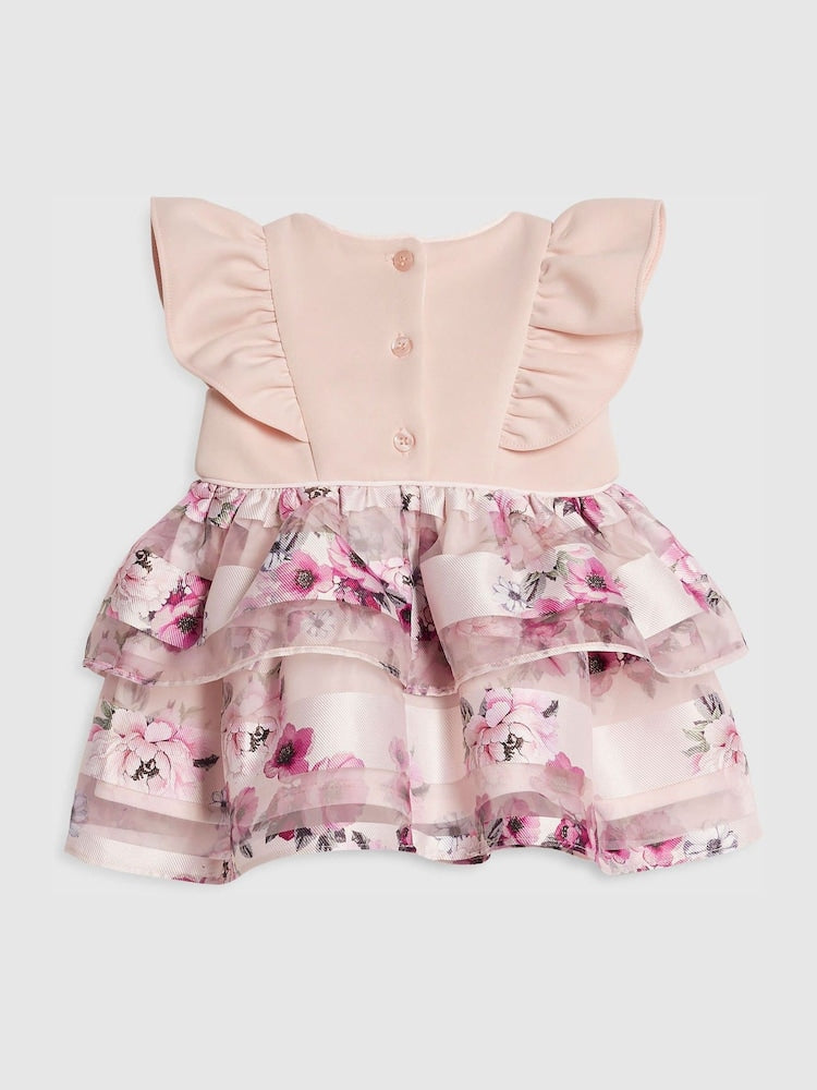 River Island Purple Floral Occasion Dress