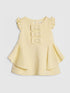 River Island Yellow Bow Scuba Dress