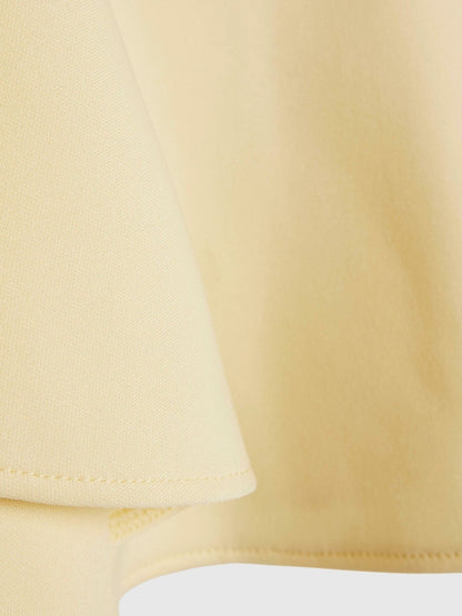 River Island Yellow Bow Scuba Dress