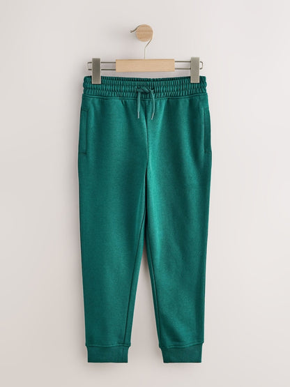 Grey/Black/Teal Slim Fit Joggers 3 Pack (3-16yrs)