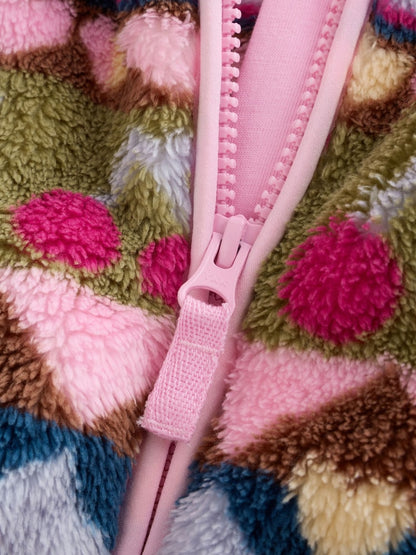 Multi Fairisle Fleece Baby Zip Jacket (0mths-2yrs)