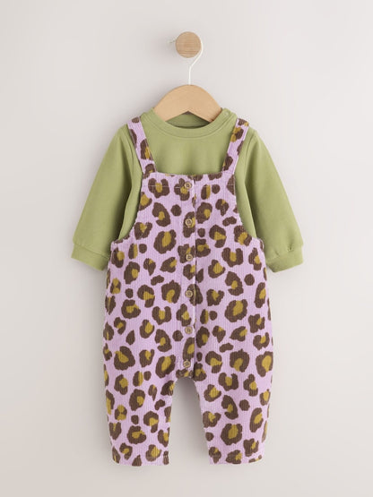 Purple/Green Leopard Print