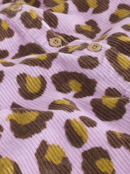 Purple/Green Leopard Print